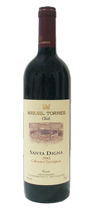 SANTA DIGNA CABERNET SAUVIGNON 2004